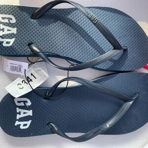 GAP Womens Blue Flip Flops size 9 NWT